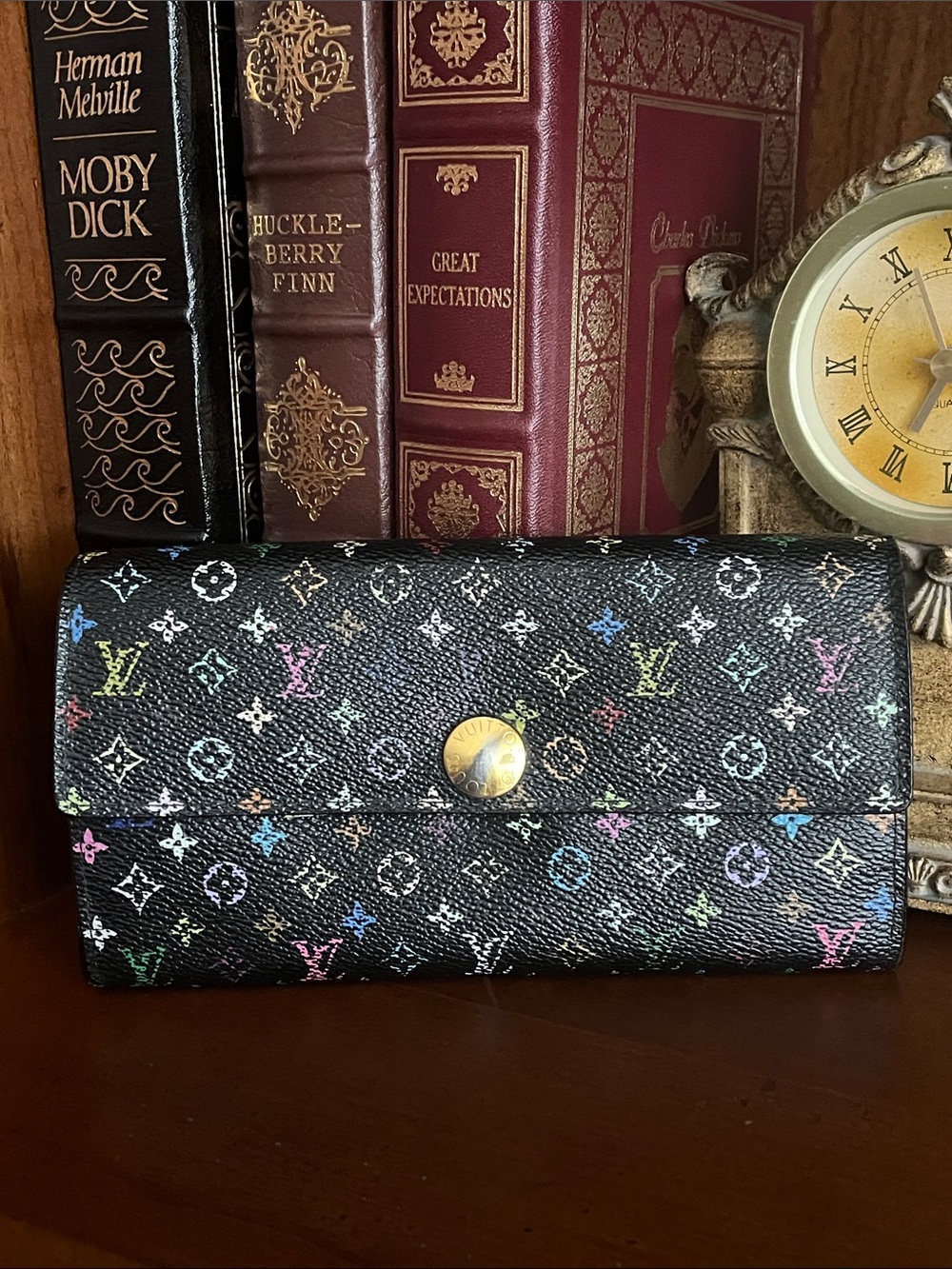 Louis Vuitton x Murakami Multicolor Sarah Wallet EUC Includes COA - Picture 3 of 16